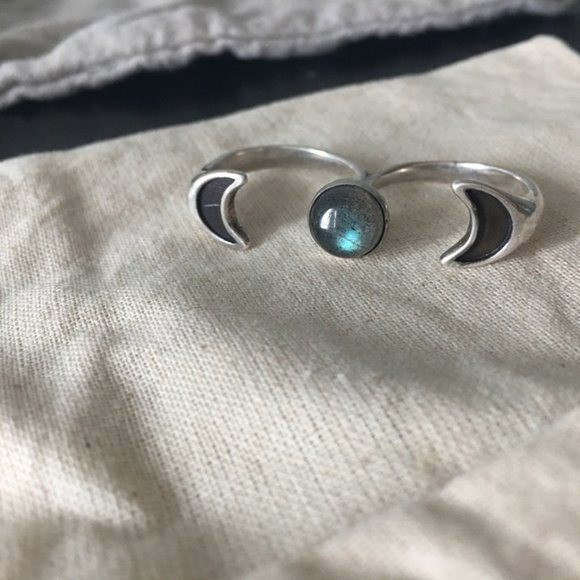 Pamela Love "double luna reveal" ring - Picture 2 of 9